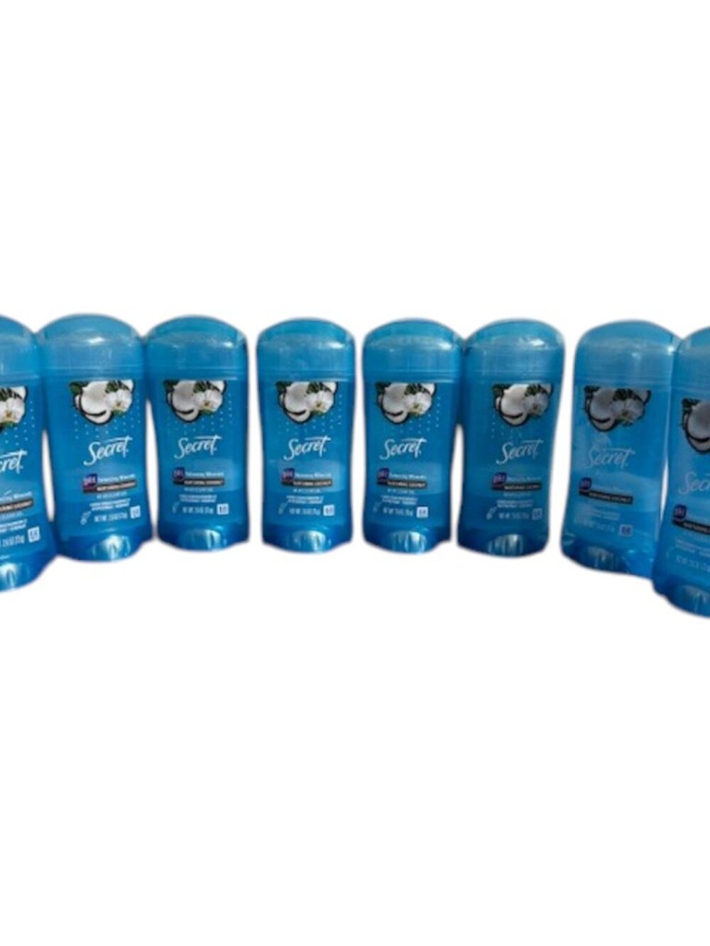 Secret Coconut Deodorant for Women 8 Pack Aluminum Free Fresh Scent
